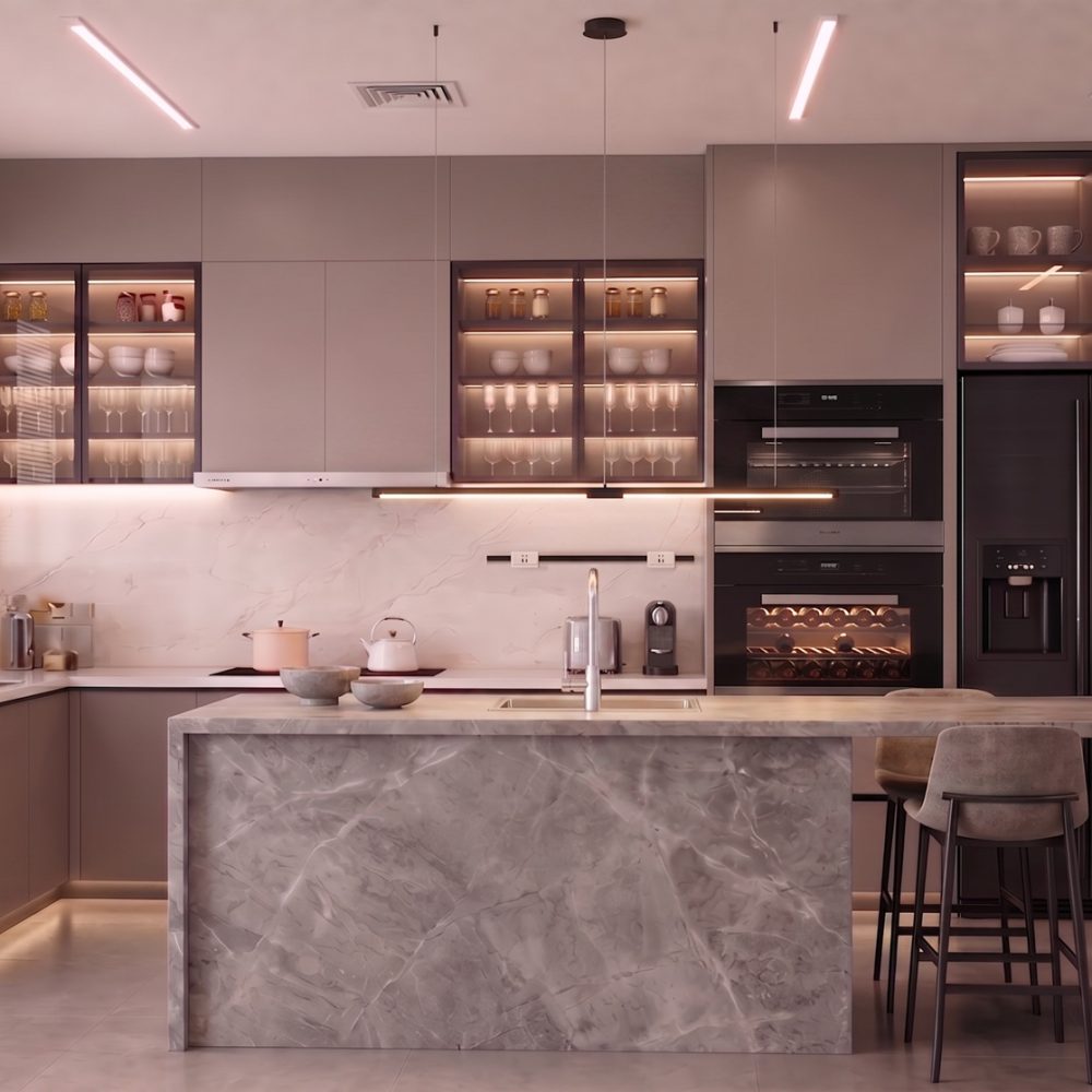 Pent kitchen V01